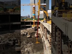 हाइड मशीनरी से क्लैमशेल बाल्टी के साथ खुदाई मशीन दूरबीन बांह